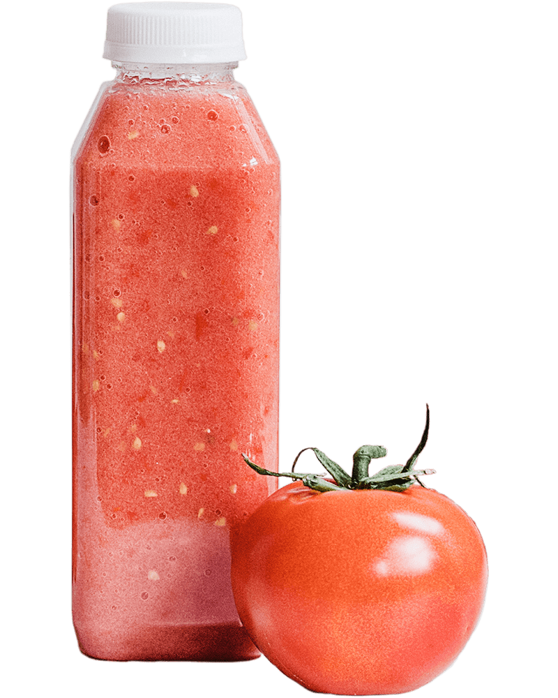 Tomato juice bottle